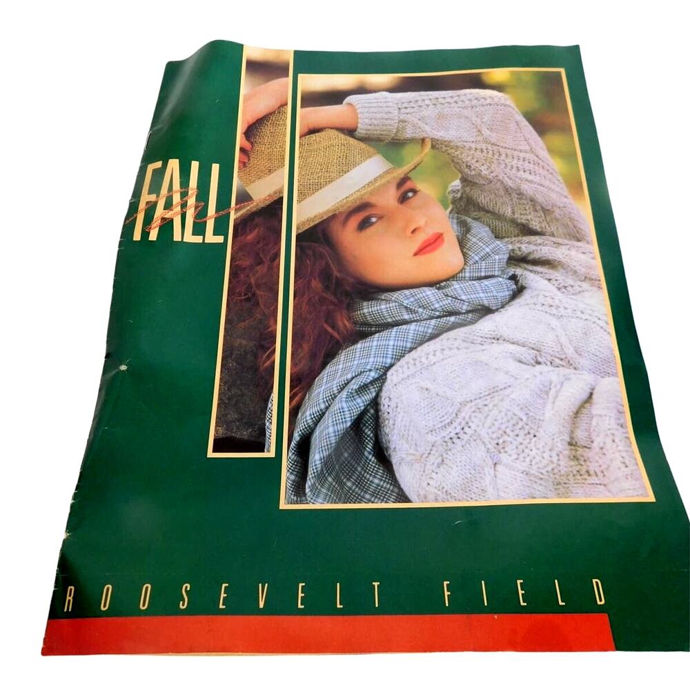Vintage 1988 Roosevelt Field Mall Fall Fashion Catalog 80s Style Guide
